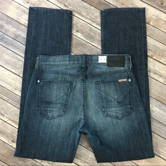 (SOLD)Hudson Men’s Byron Straight Denim Jeans - Picture 3 of 8